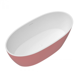 Ванна акриловая Delice Rondo DLR440104P 170х76 розовая матовая